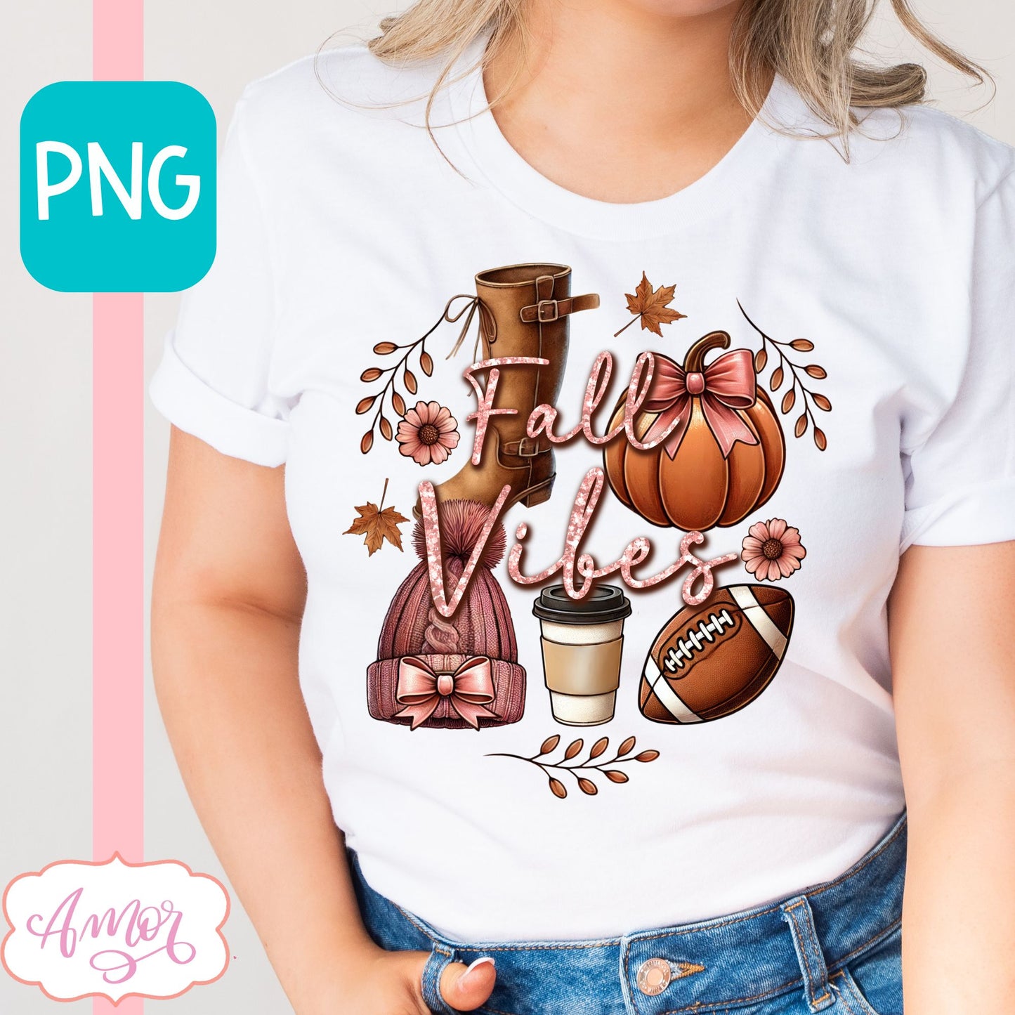 Fall vibes sublimation PNG