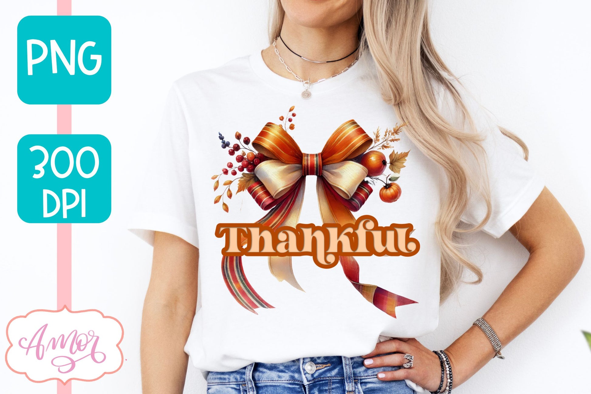 Thankful sublimation PNG | Thanksgiving shirt PNG design