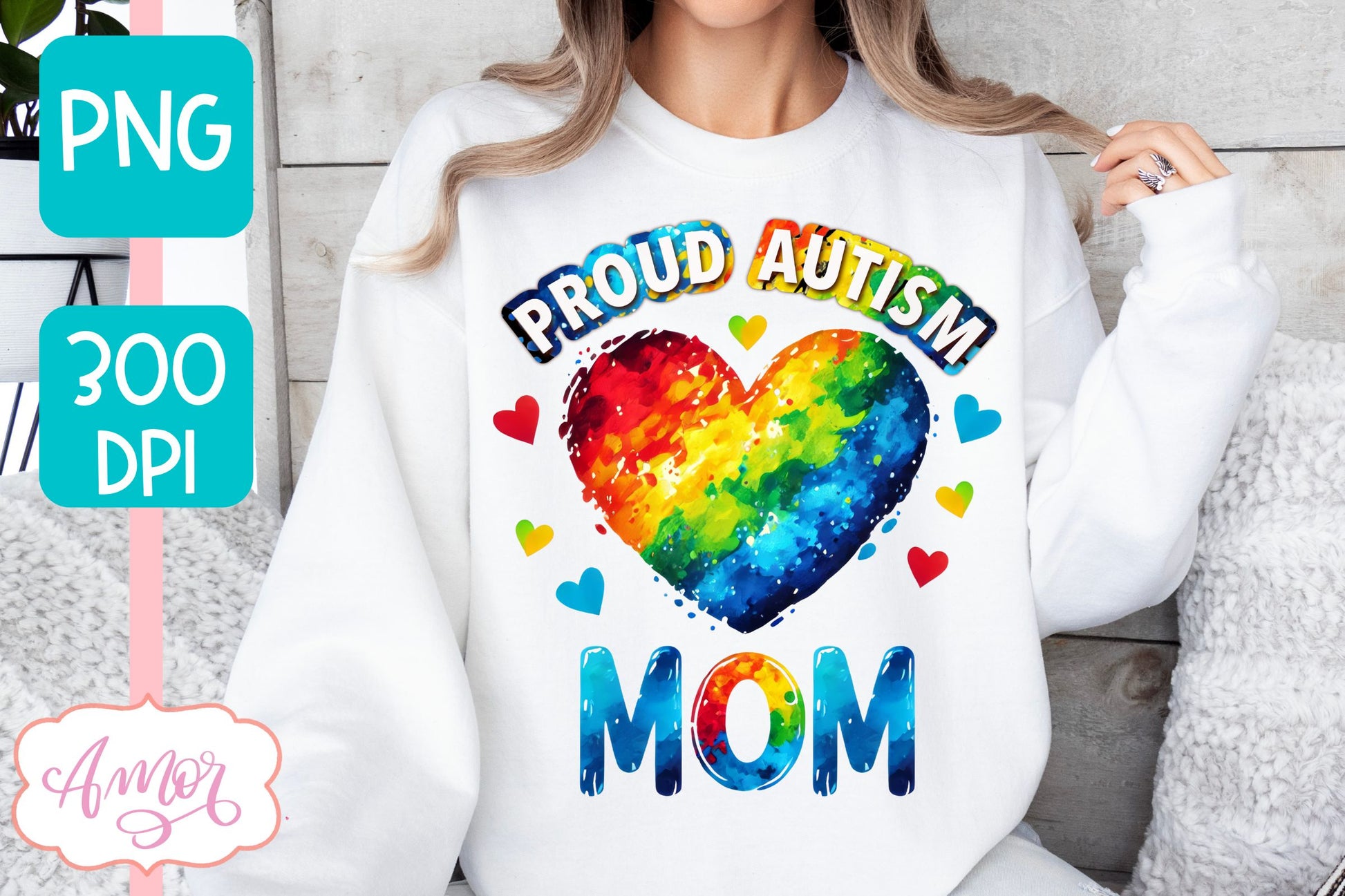 Autism family support T-shirt PNG BUNDLE for sublimation