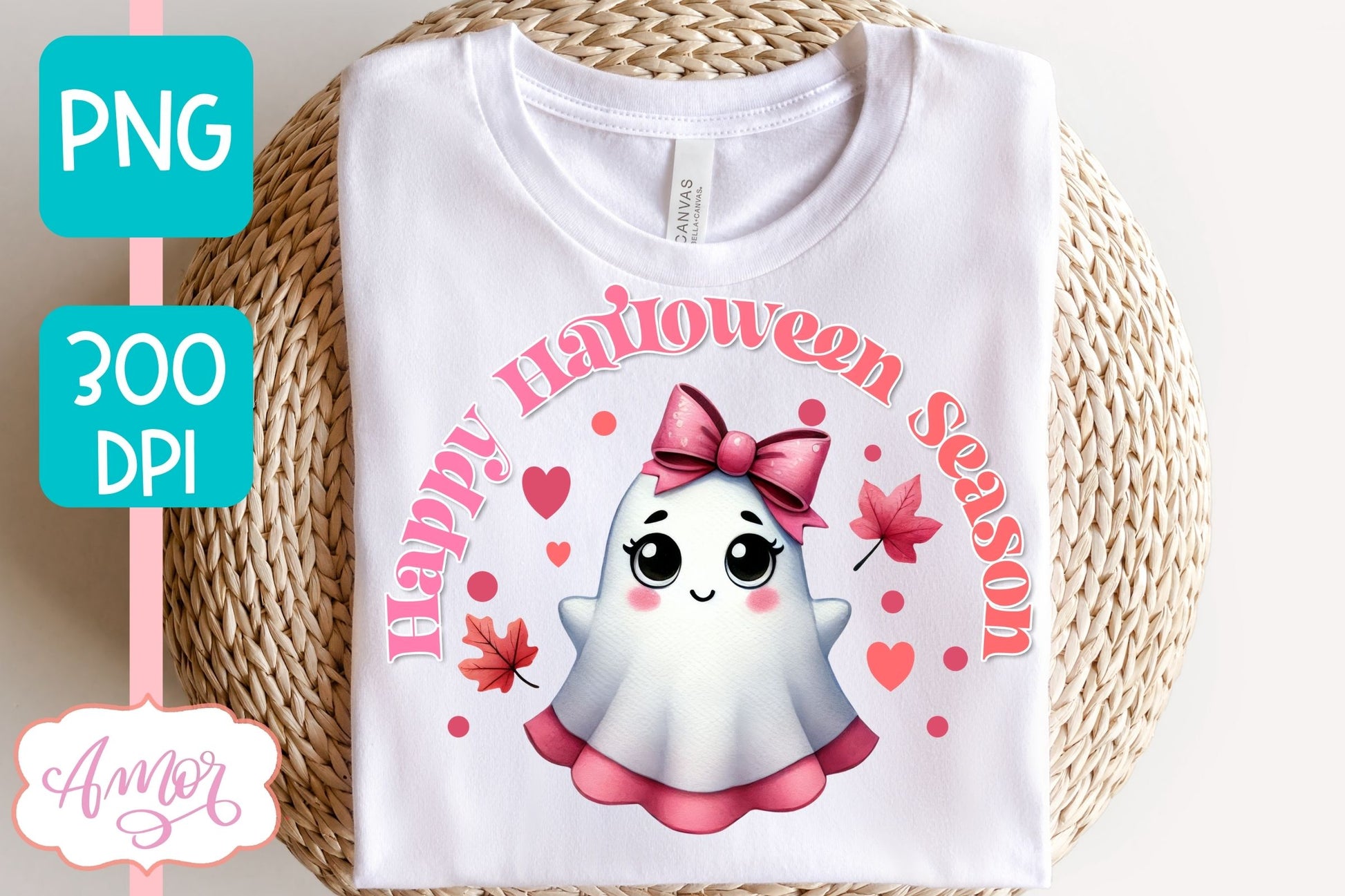 Pink Halloween sublimation PNG | Happy Halloween season PNG