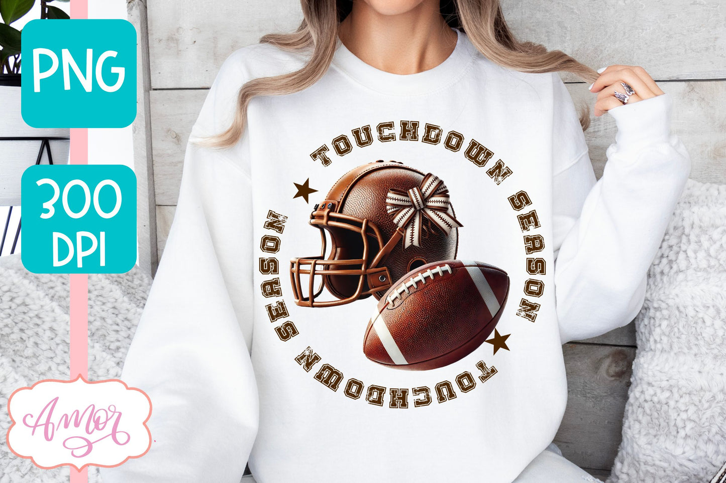 Touchdown season sublimation PNG | American Football shirt