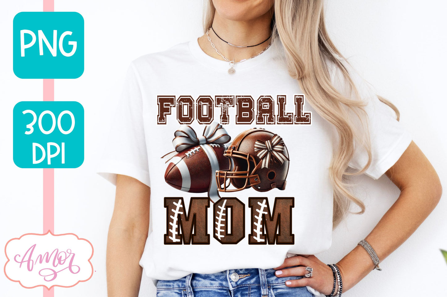 Football Mom sublimation PNG | American Football shirt PNG