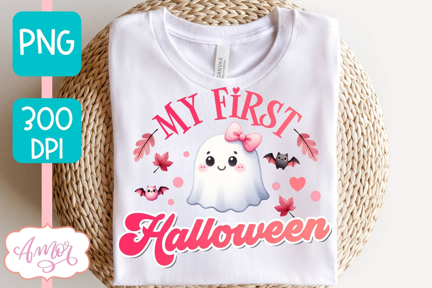 My first Halloween sublimation PNG | Pink Halloween PNG