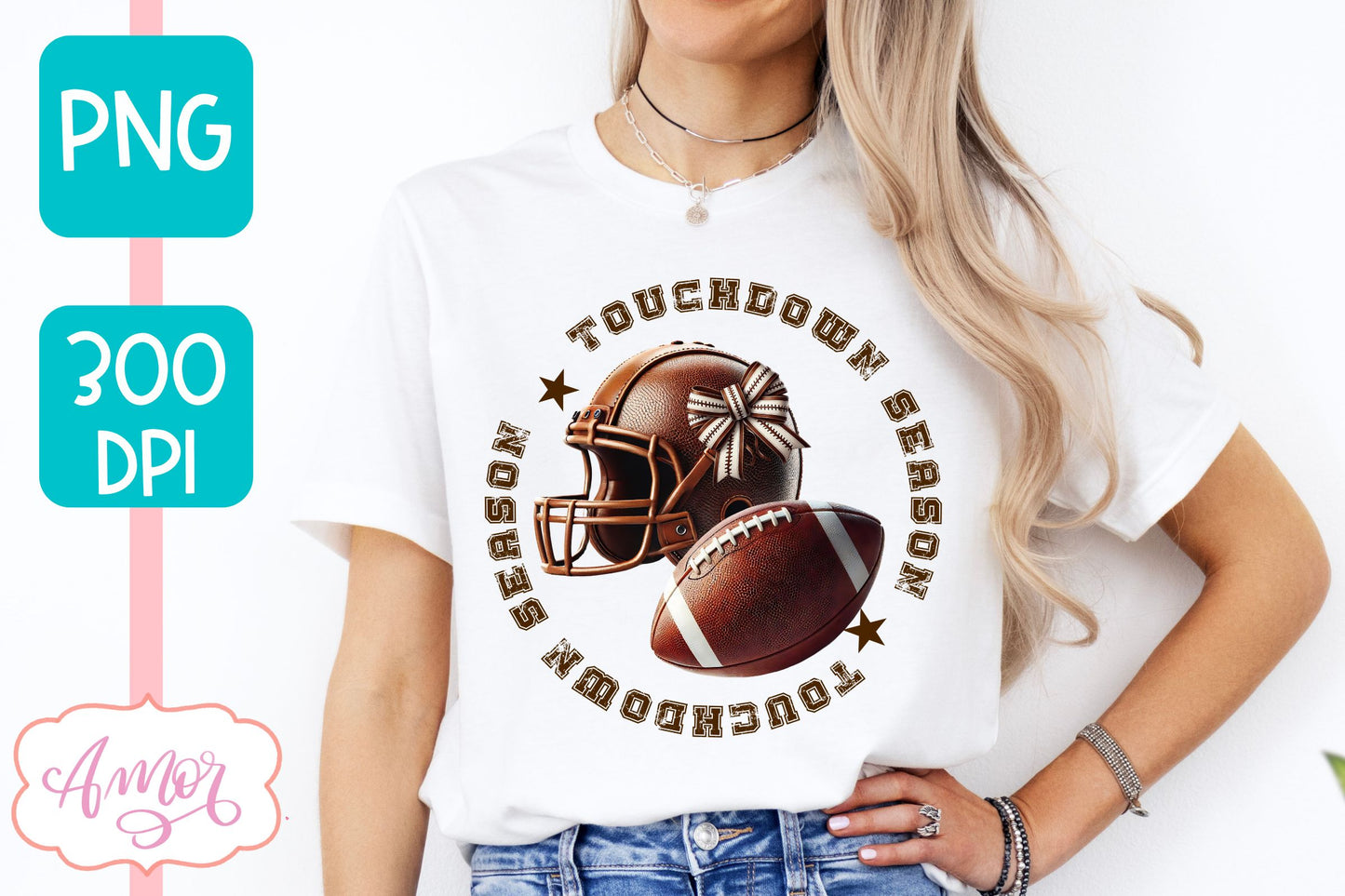 Touchdown season sublimation PNG | American Football shirt