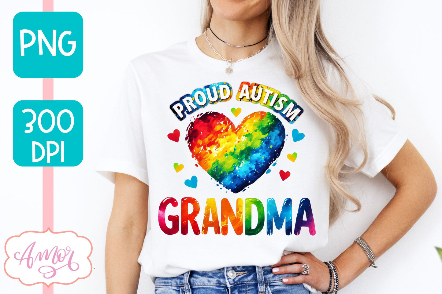 Autism family support T-shirt PNG BUNDLE for sublimation