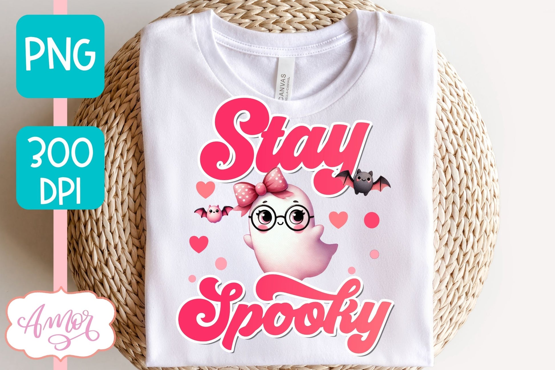 Stay spooky sublimation PNG | Pink Halloween sublimation PNG