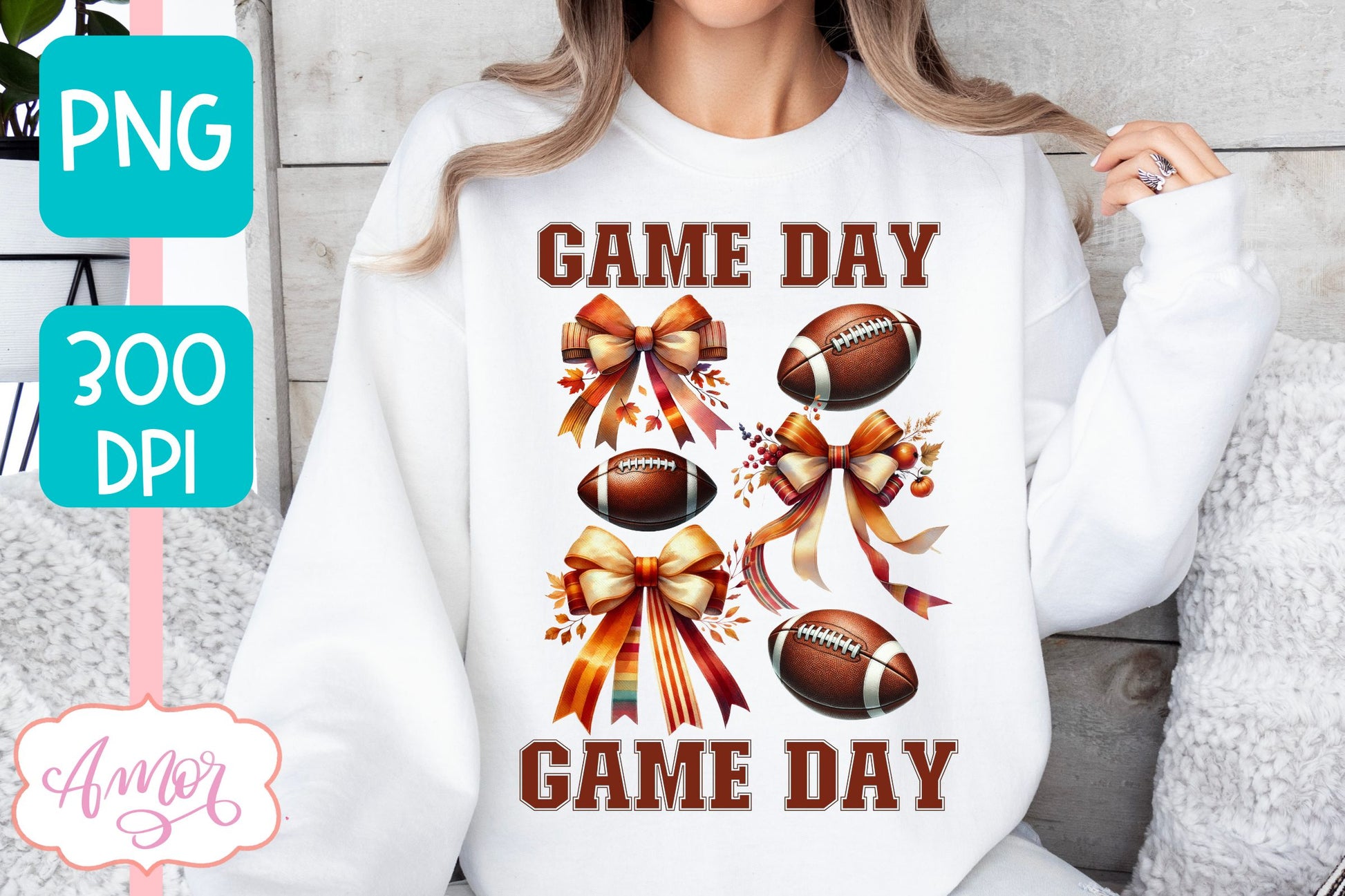 Game day sublimation PNG | American Football shirt design