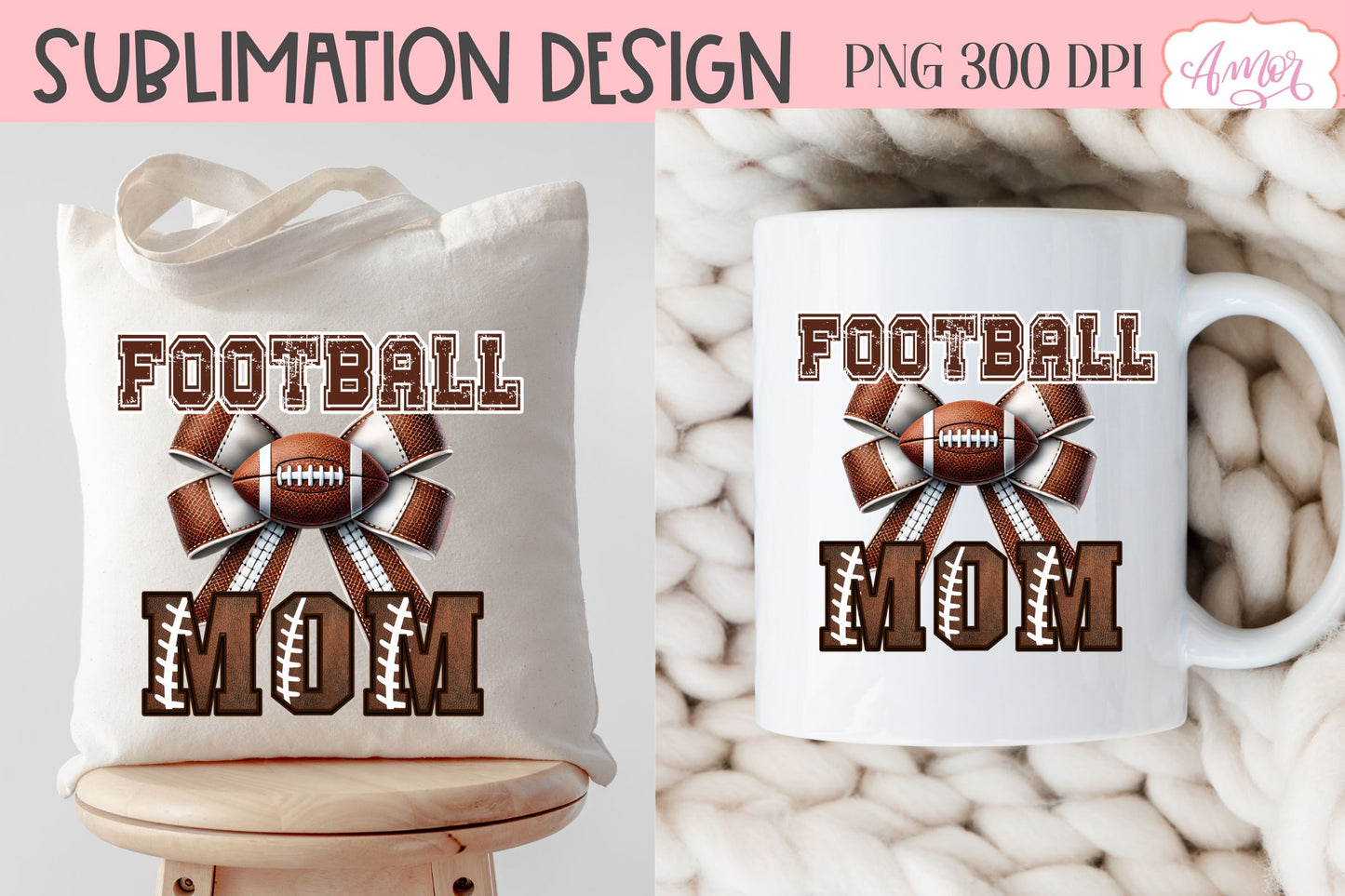 Football Mom sublimation PNG | American Football shirt PNG