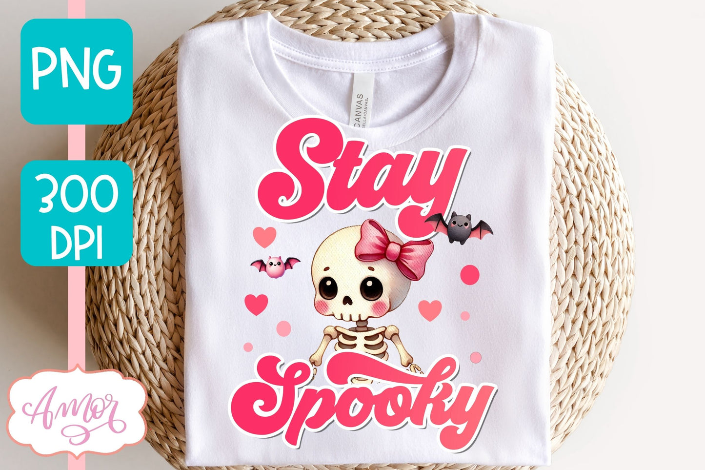 Stay spooky sublimation PNG | Pink Halloween sublimation PNG