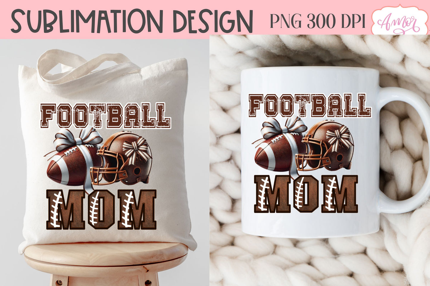 Football Mom sublimation PNG | American Football shirt PNG