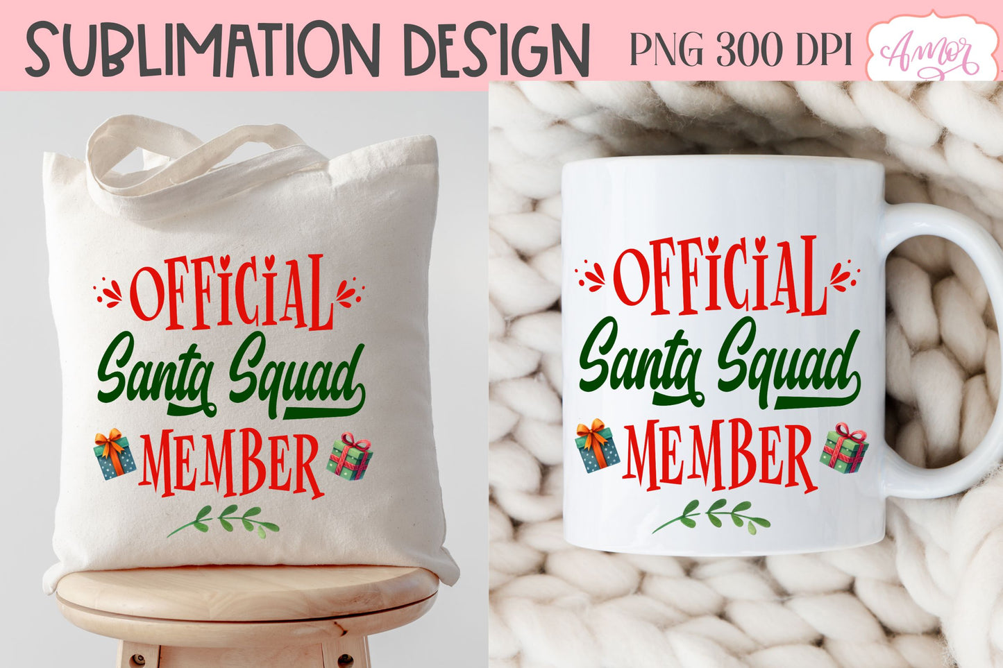 Funny Christmas PNG sublimation | Wainting for Santa PNG