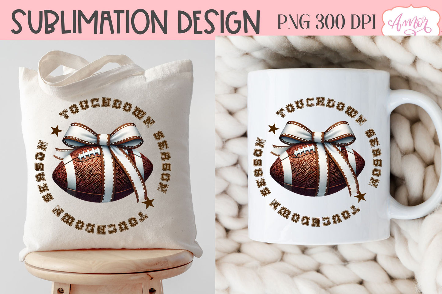 Touchdown season sublimation PNG | American Football shirt