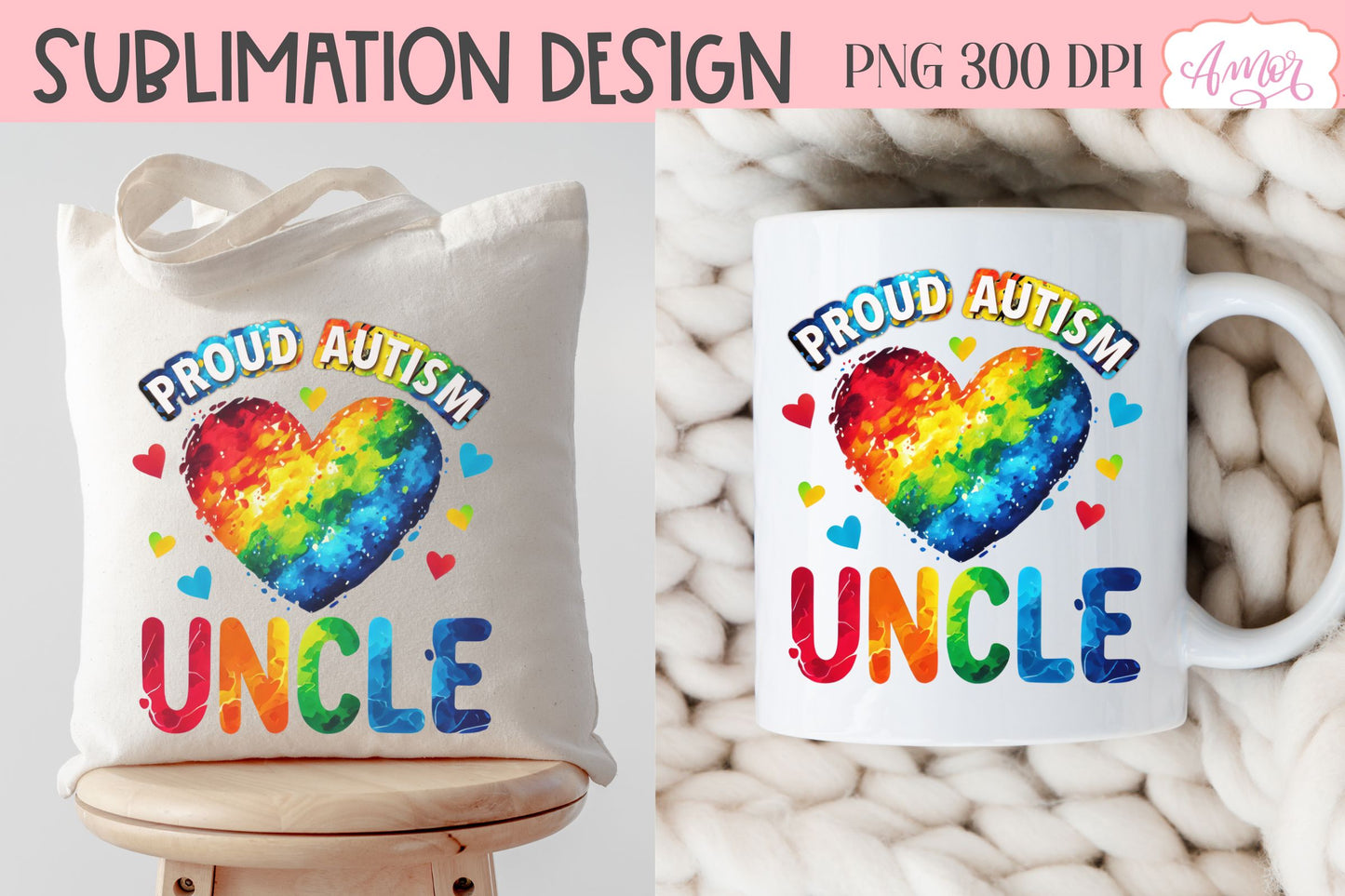 Autism family support T-shirt PNG BUNDLE for sublimation