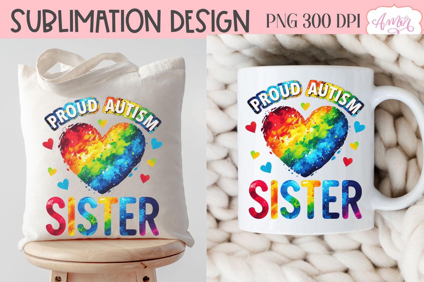 Autism family support T-shirt PNG BUNDLE for sublimation