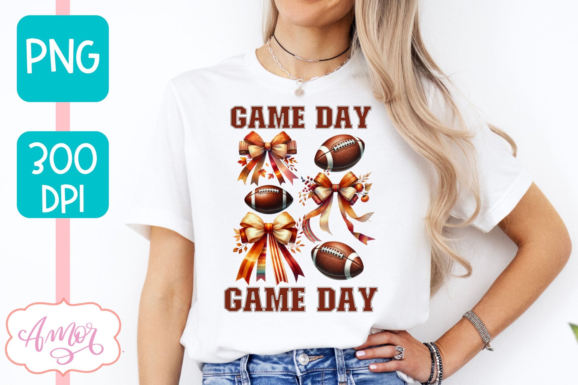 Game day sublimation PNG | American Football shirt design