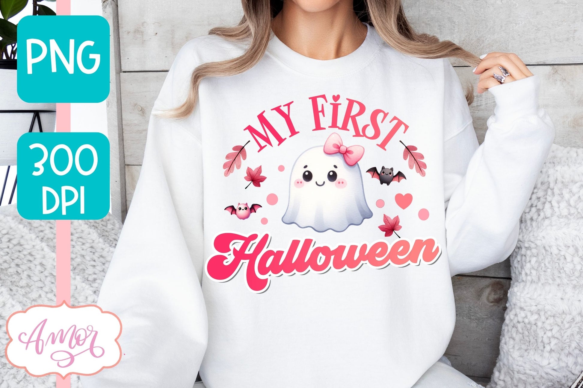 My first Halloween sublimation PNG | Pink Halloween PNG