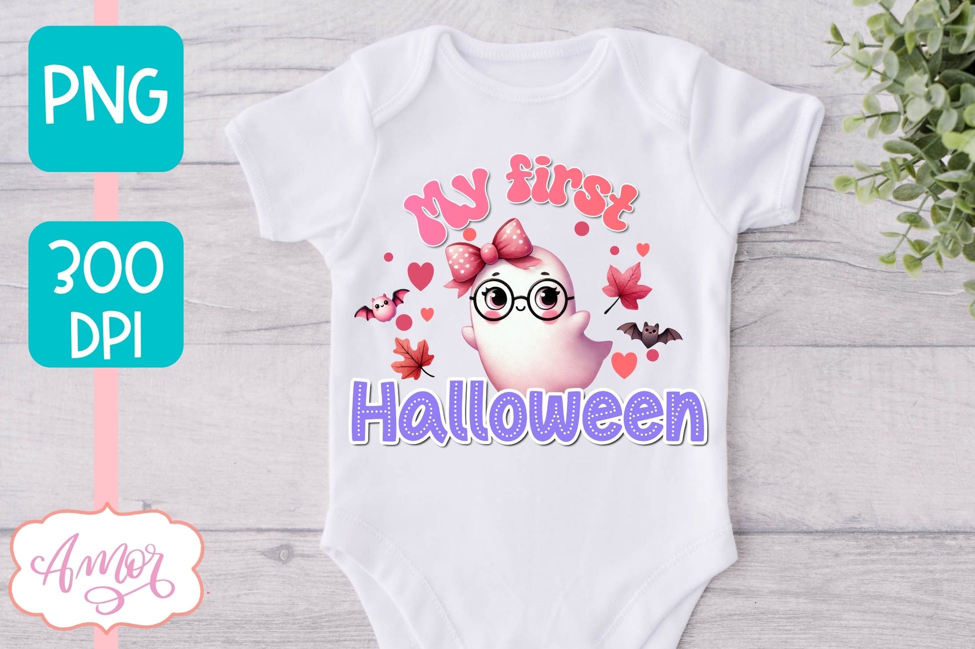 My first Halloween sublimation PNG | Pink Halloween PNG