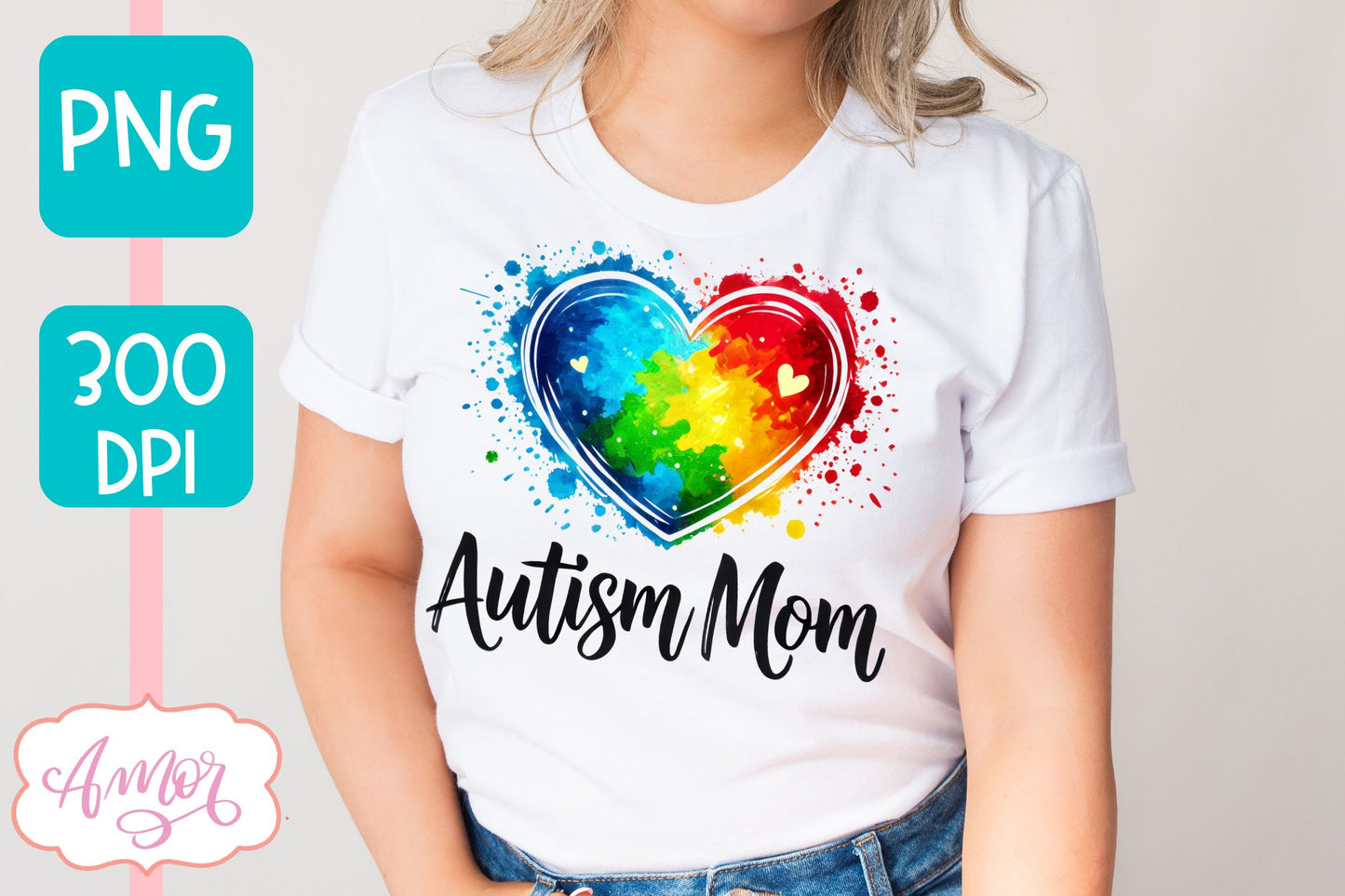 Autism Mom PNG sublimation | Autism support PNG