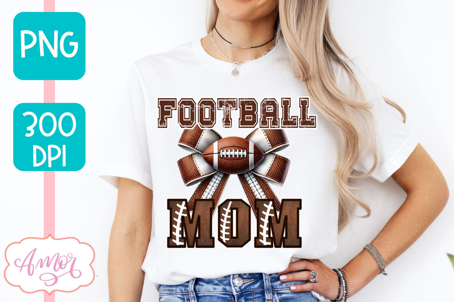 Football Mom sublimation PNG | American Football shirt PNG