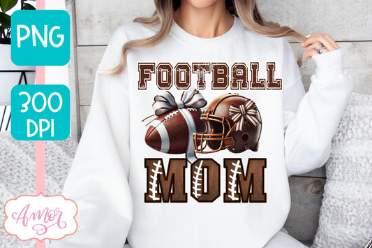 Football Mom sublimation PNG | American Football shirt PNG