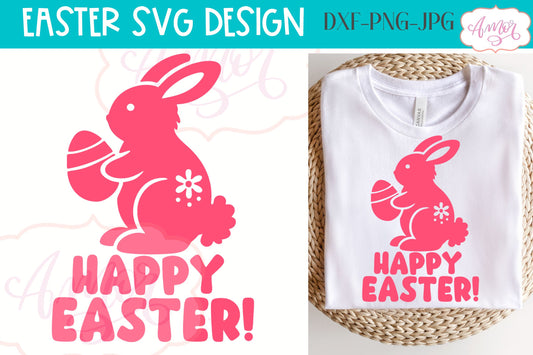Easter Bunny SVG | Happy Easter Cut File for Cricut