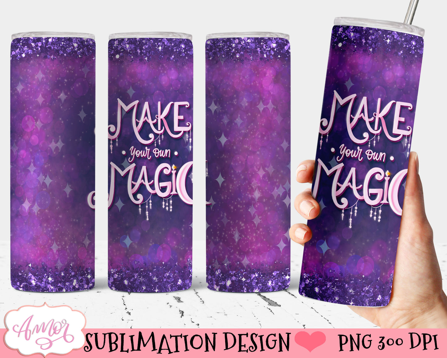 Make your own magic Tumbler Wrap for Sublimation