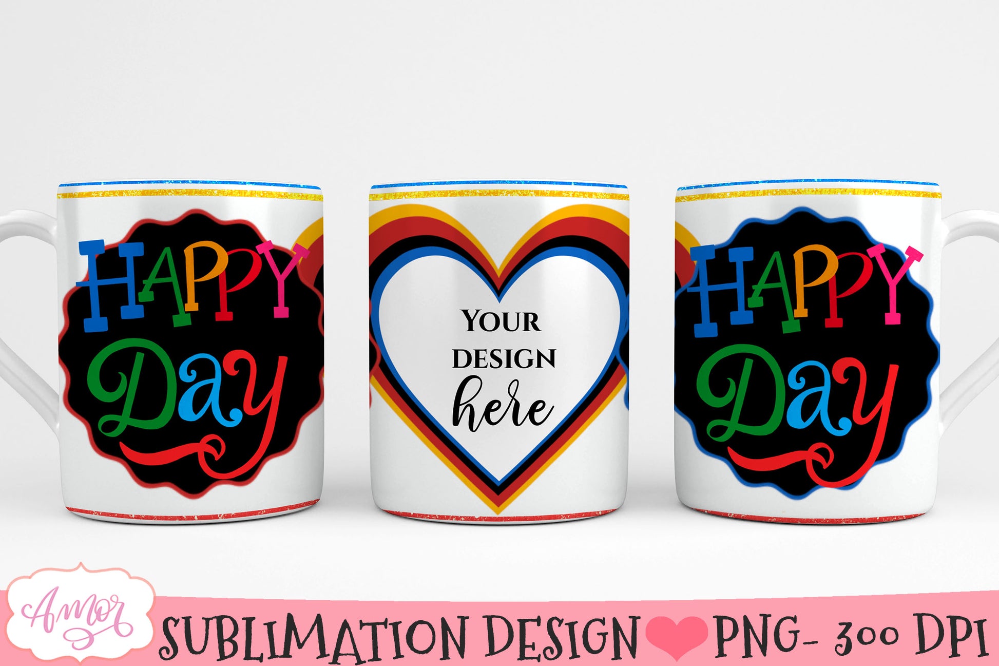 Super Dad Mug Wrap PNG Bundle for Father's Day