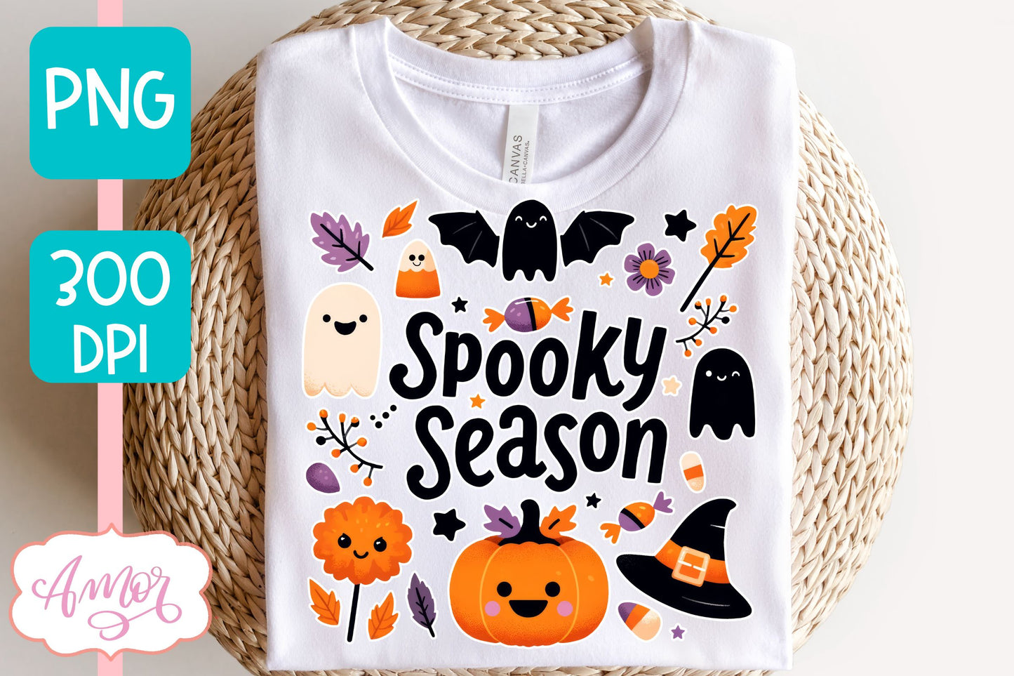 Spooky season PNG for sublimation | Halloween PNG design