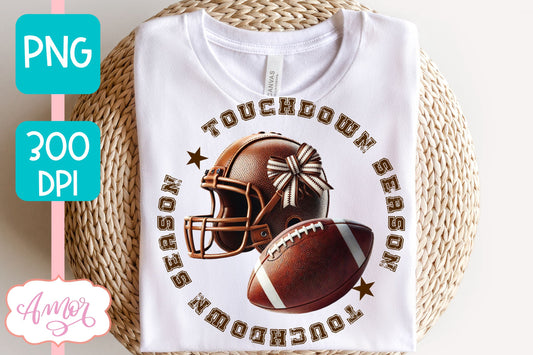 Touchdown season sublimation PNG | American Football shirt