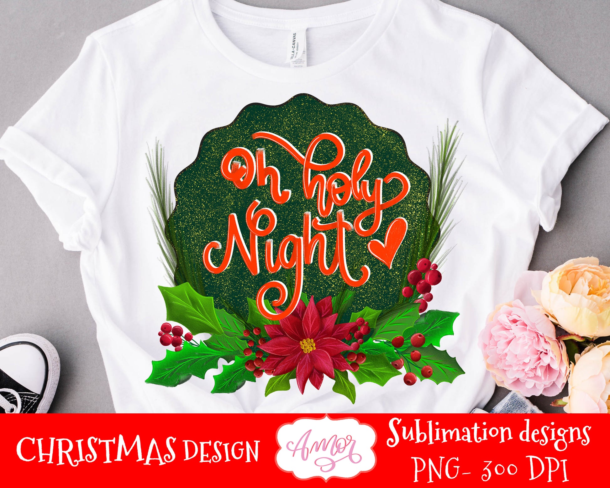 BUNDLE Christmas sublimation designs for T-shirts