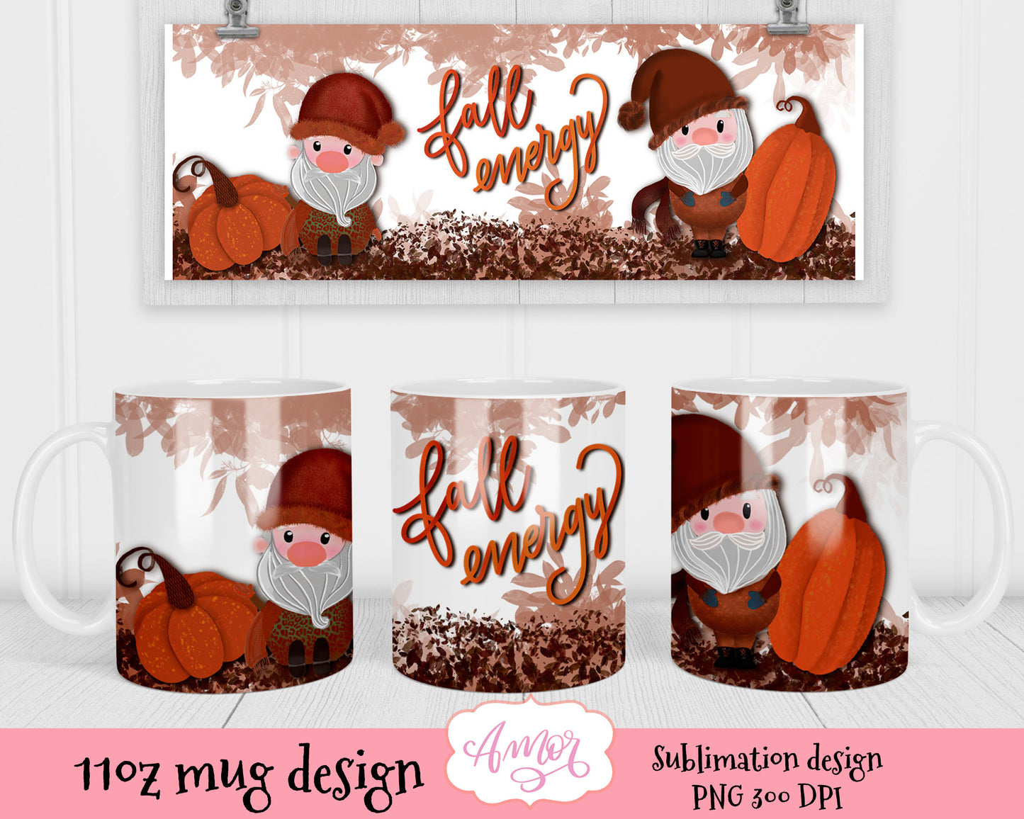 Bundle Thanksgiving 11oz mug sublimation design