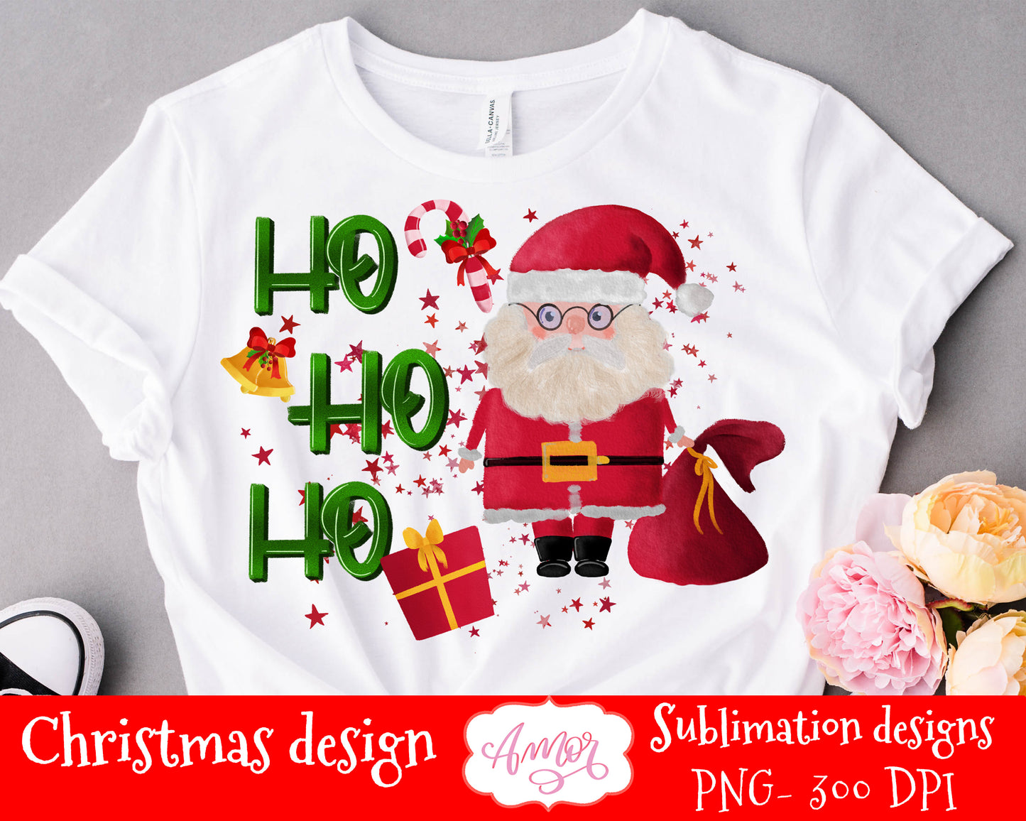 BUNDLE Christmas sublimation designs for T-shirts