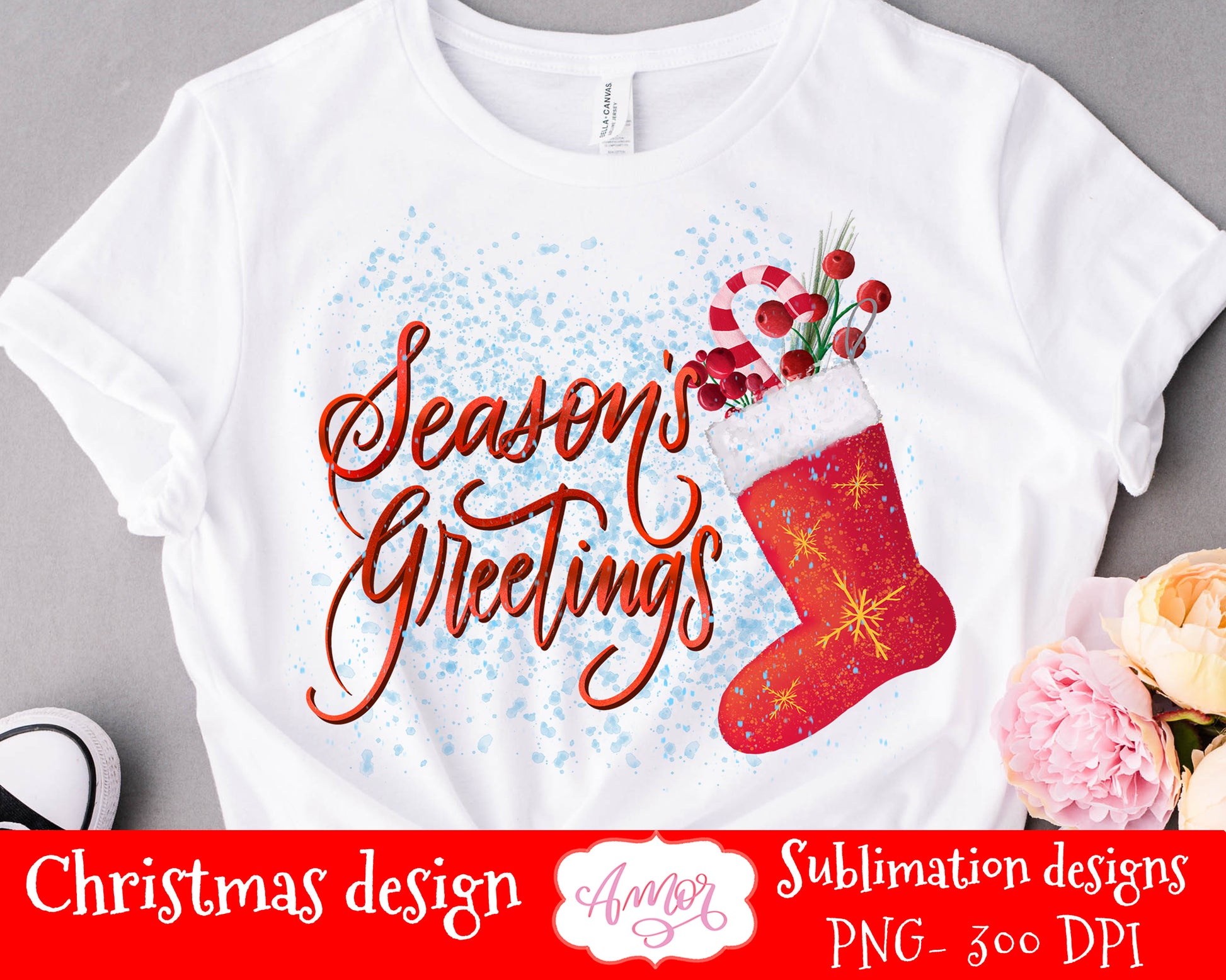 BUNDLE Christmas sublimation designs for T-shirts