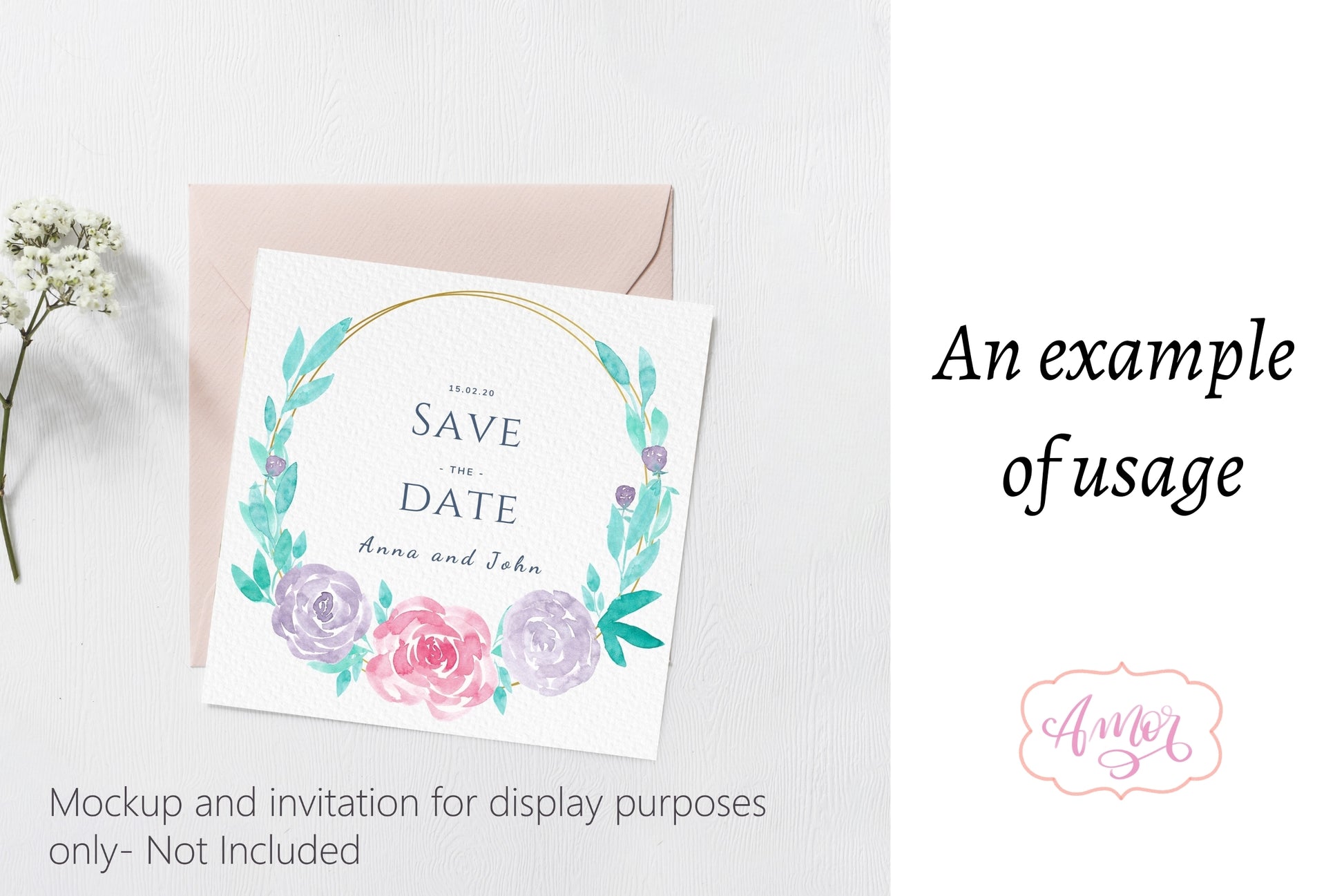 Watercolor Floral Clipart PNG