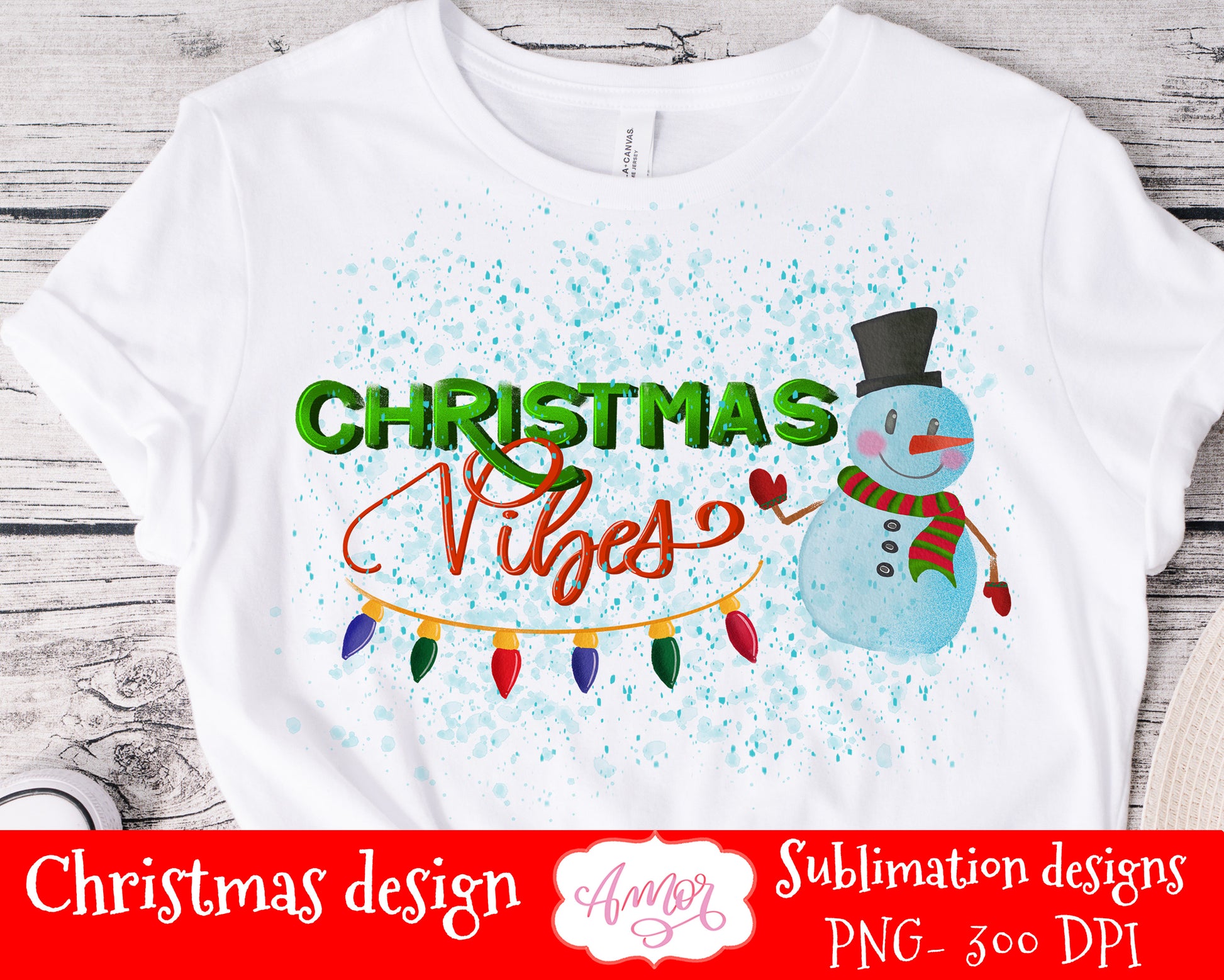 BUNDLE Christmas sublimation designs for T-shirts