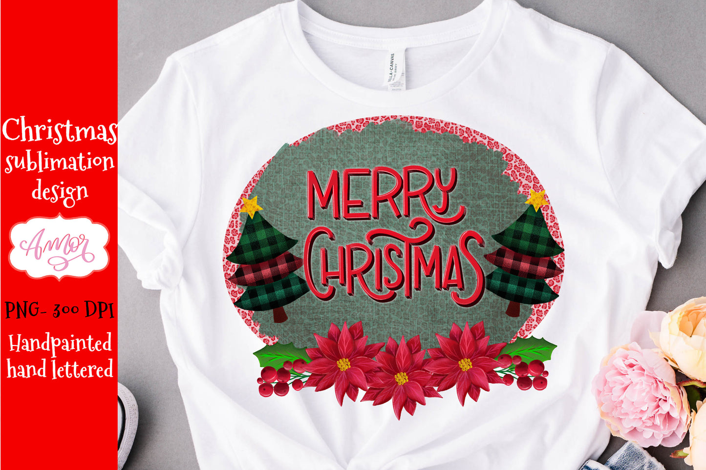 BUNDLE Christmas Gnome sublimation designs for T-shirts