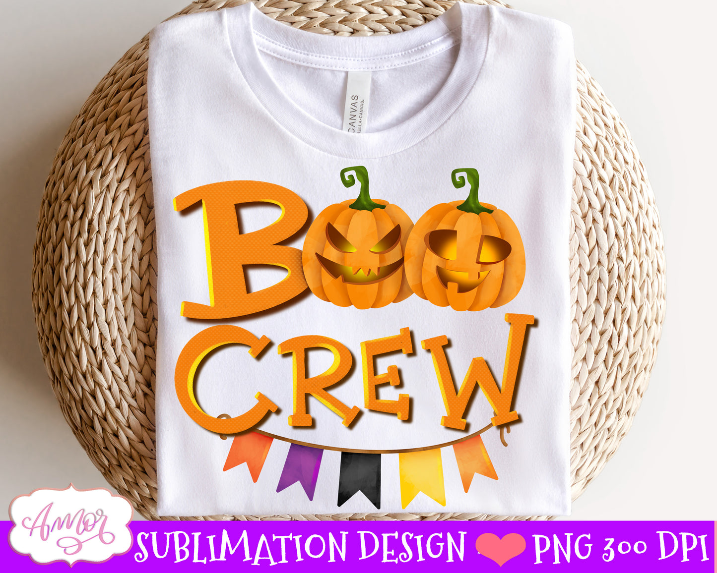 Boo Crew Sublimation PNG | Halloween PNG illustration
