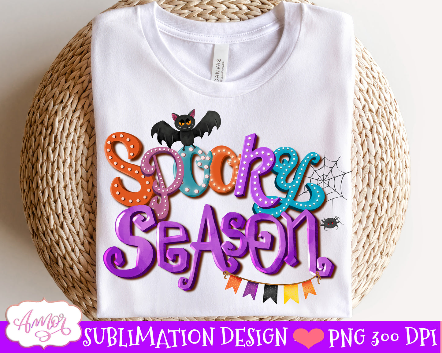 Cute Spooky season Sublimation PNG | Halloween kids shirt PNG