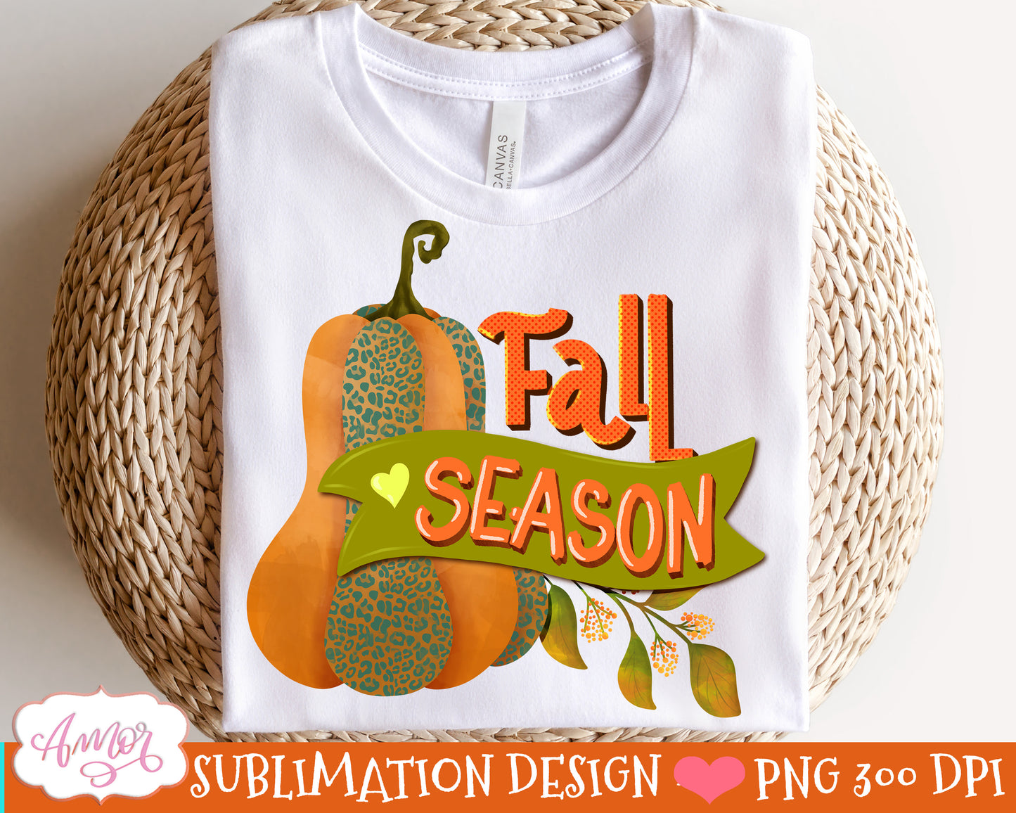 Fall season PNG for Sublimation |Fall pumpkin png design