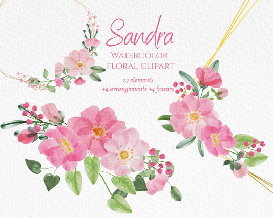 Floral bouquets clipart