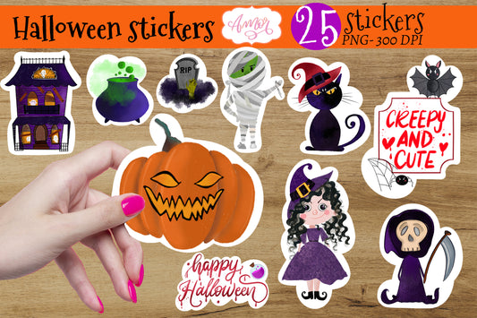Great BUNDLE Halloween Printable Stickers