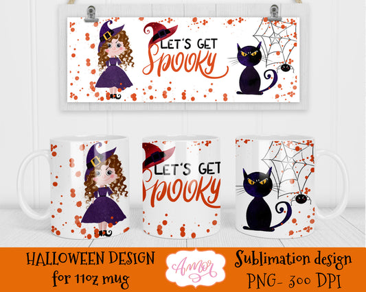 Halloween Mug sublimation design