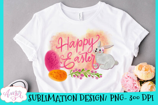 Happy Easter Sublimation Design