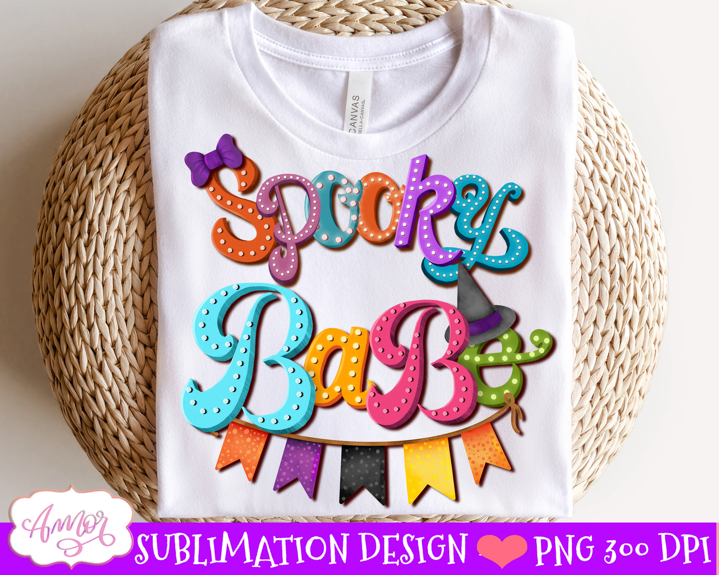Spooky babe Sublimation PNG | Cute Halloween design PNG