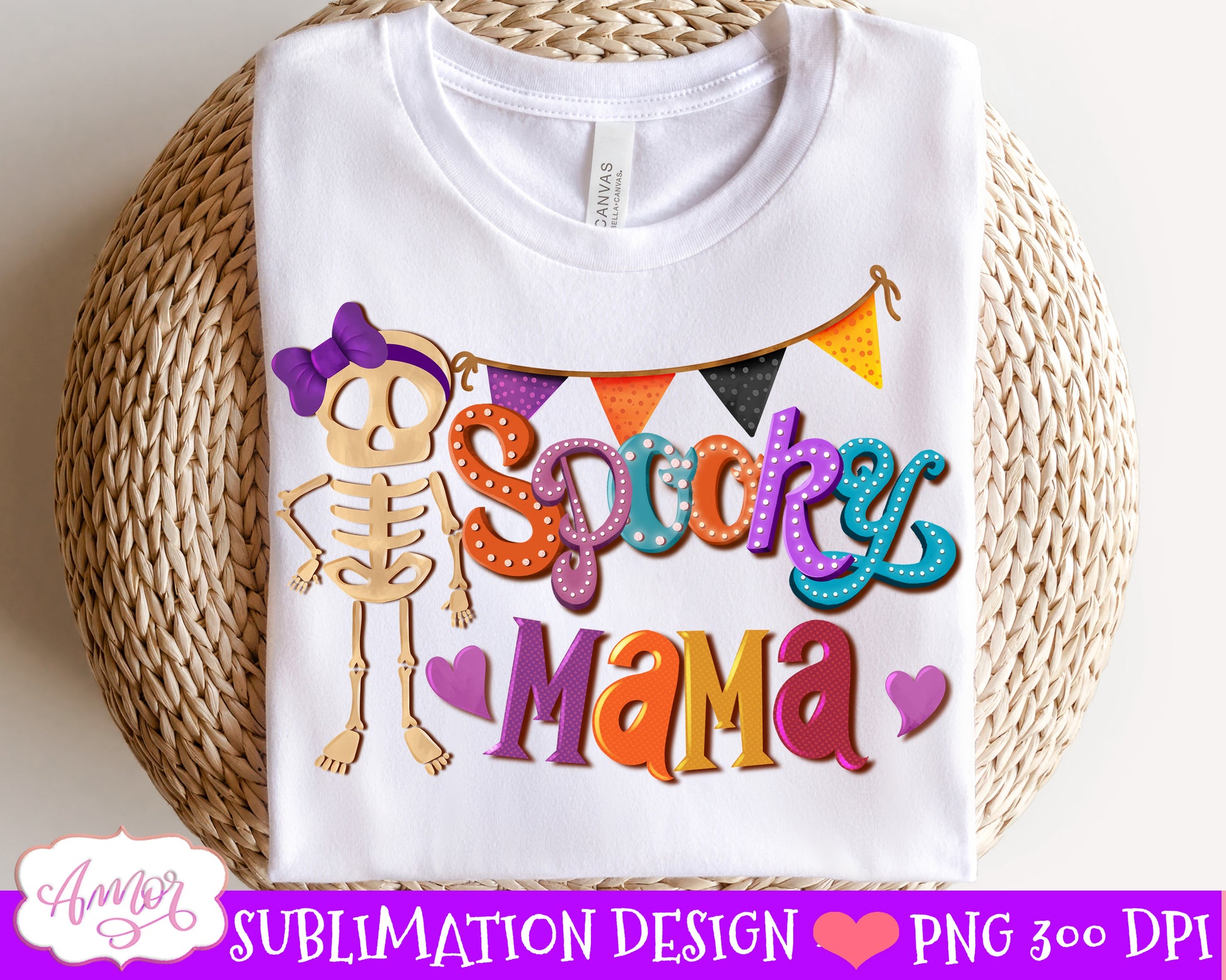 Spooky mama Sublimation design | Mom halloween PNG