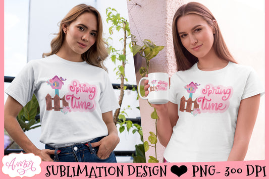 Spring is in the air Sublimation Design