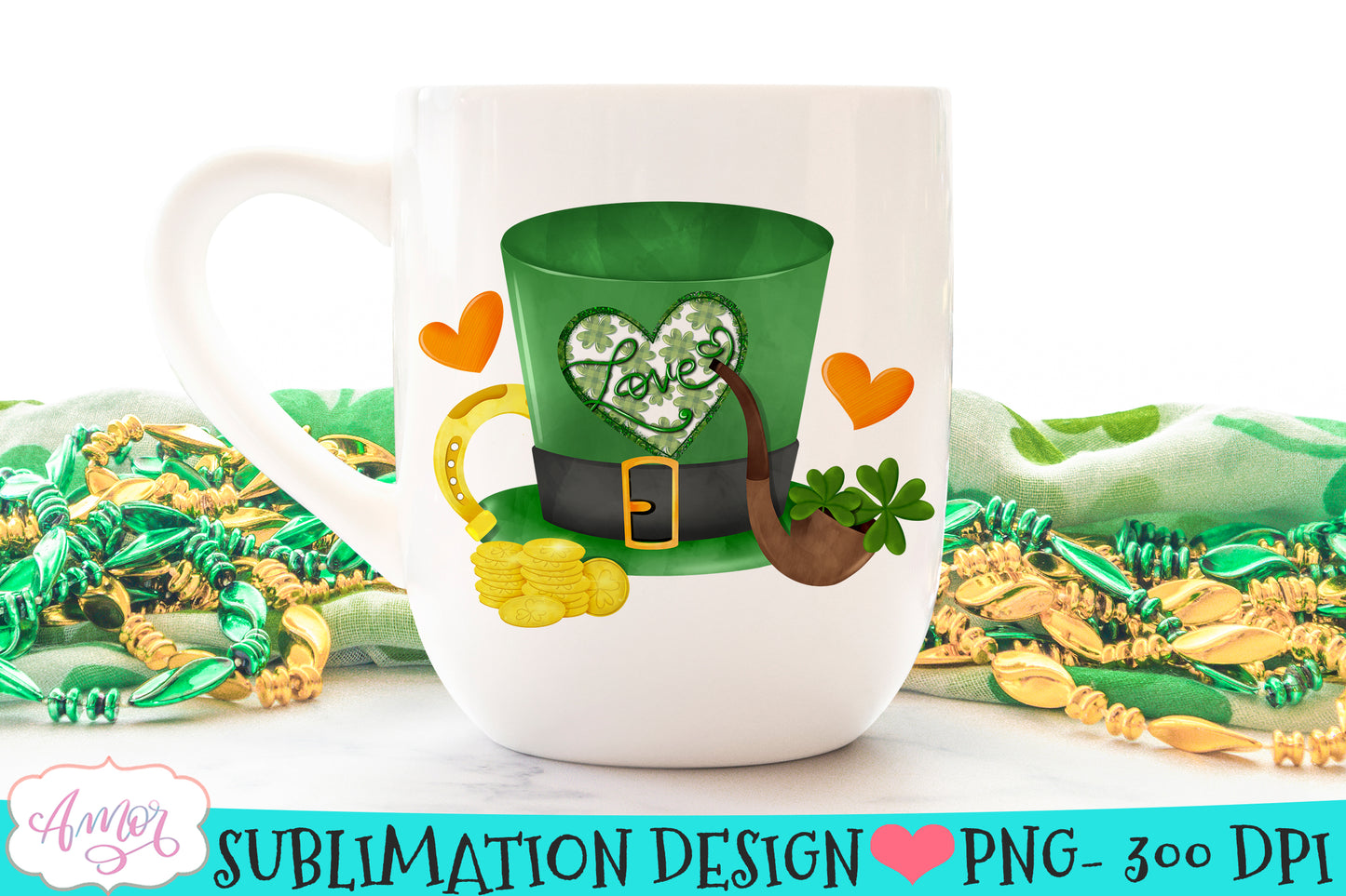 St. Patrick's day PNG design for Sublimation
