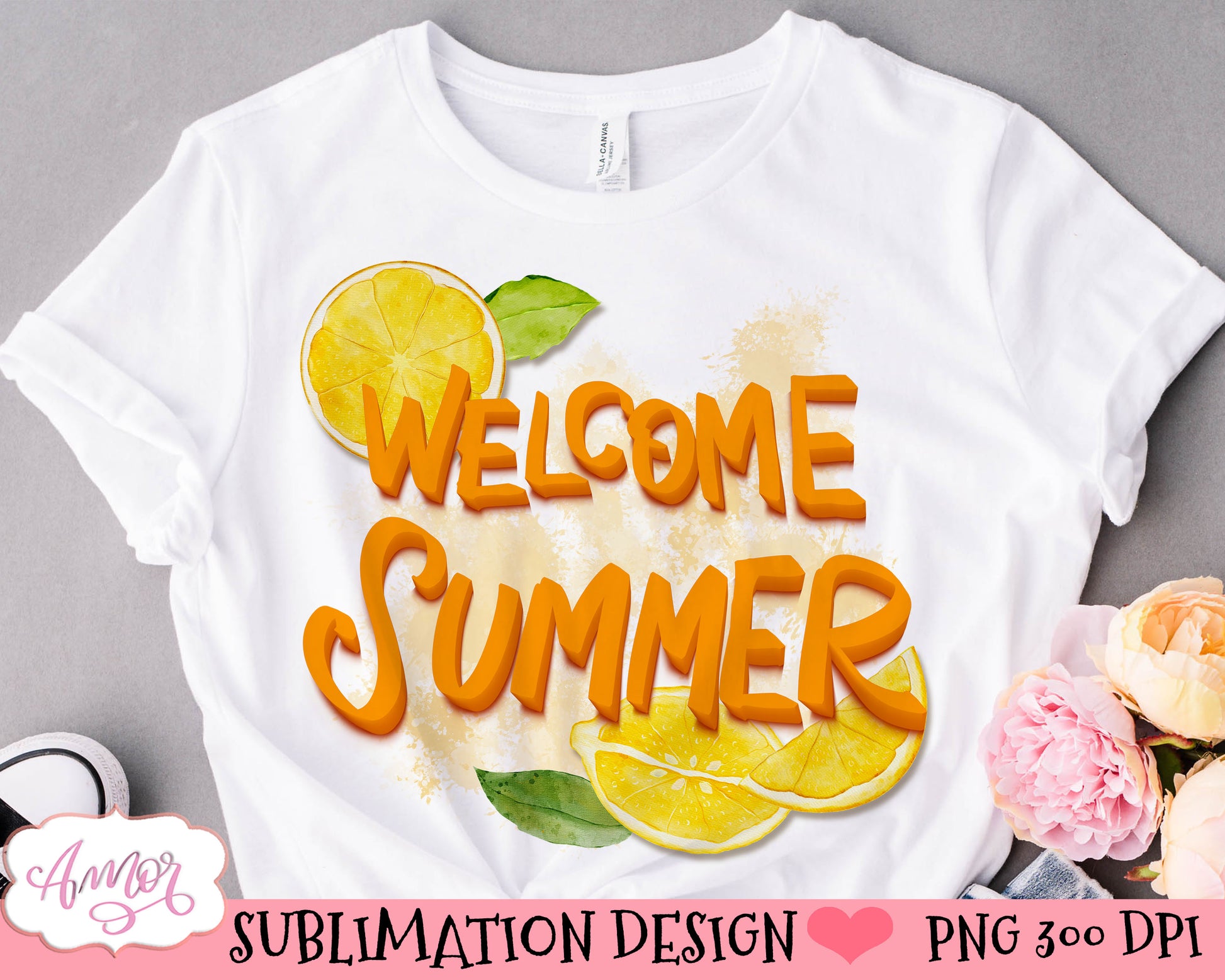 Welcome Summer PNG for Sublimation design