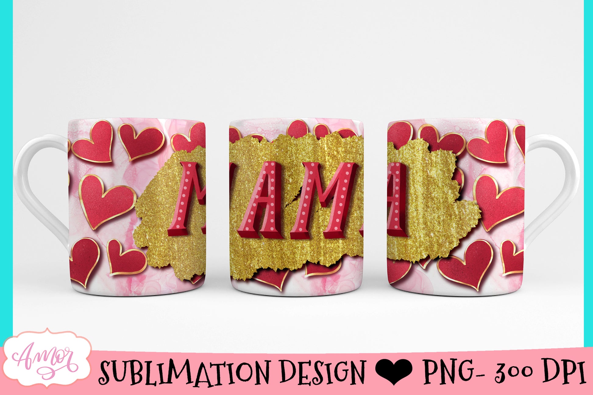 Mama 11oz mug sublimation graphic