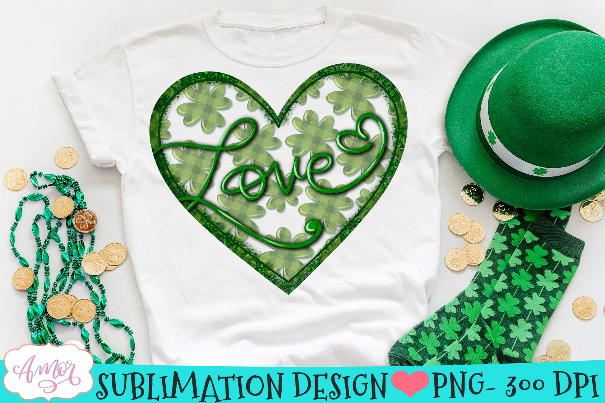 St. Patrick's day PNG design for Sublimation